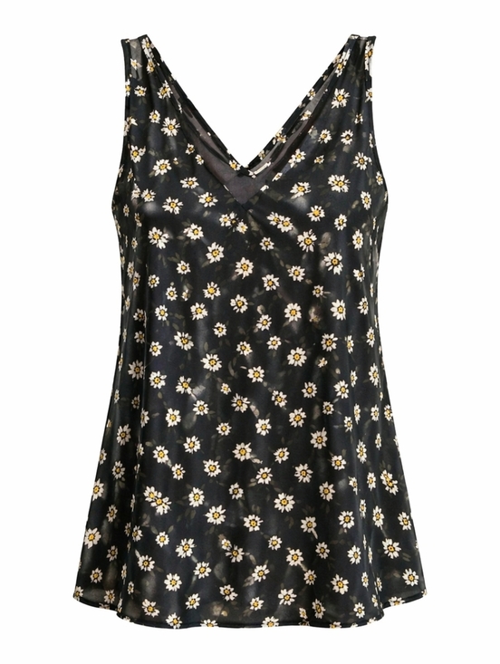Maurices Tops - Maurices Daisy Print Sleeveless Blouse